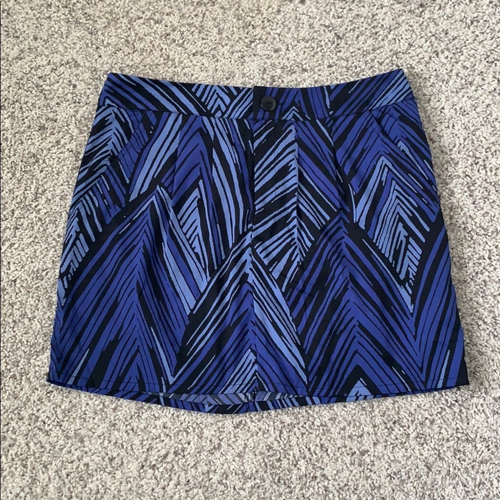 Black and blue Gap miniskirt